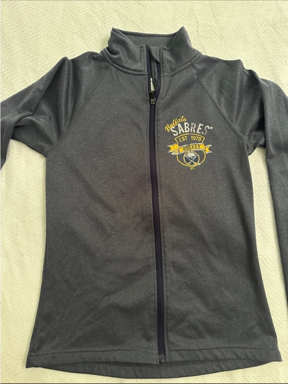Womens Full-Zip Buffalo Sabres Jacket - Charcoal